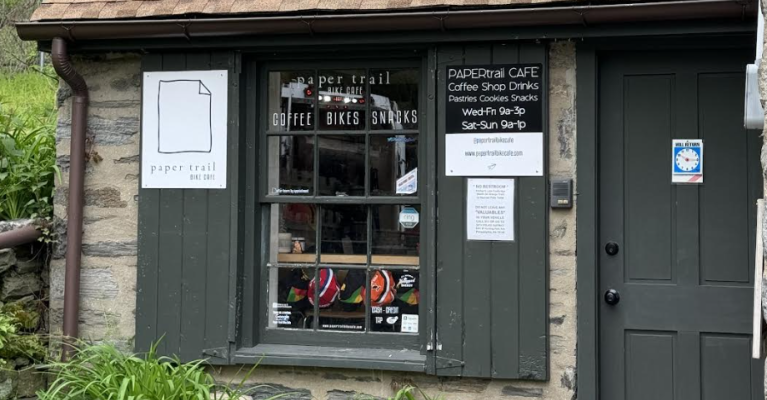 Photo of the Paper Trail Cafe.